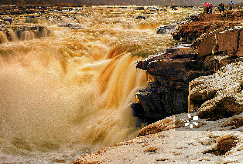 黄河壶口瀑布图片素材