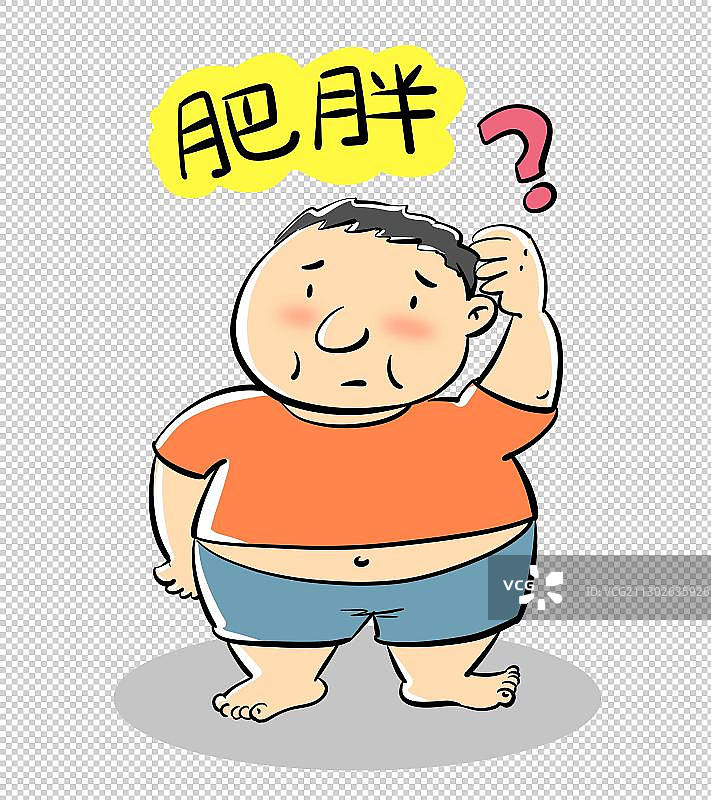 肥胖的男人图片素材