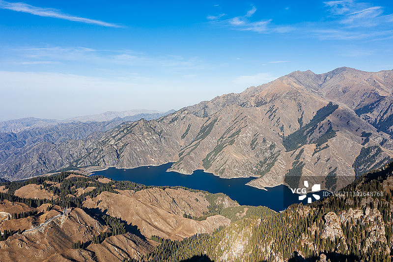 中国新疆昌吉回族自治州阜康市天山天池旅游风景区图片素材