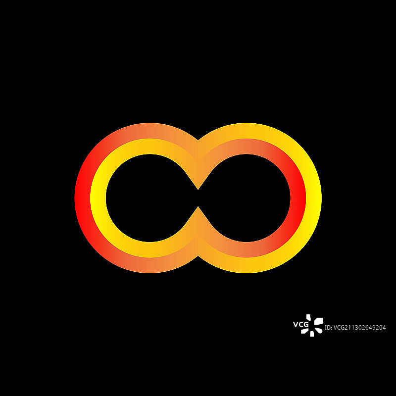 现代无限标志，非常适合作为logo图标图片素材