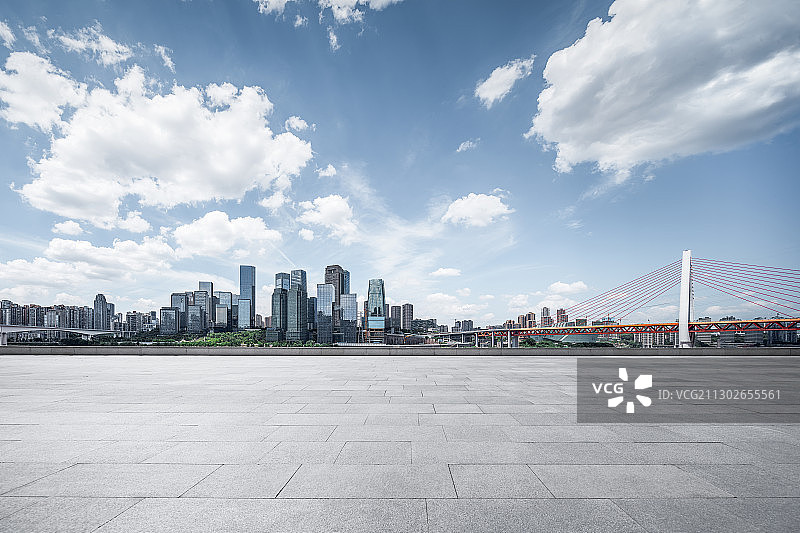 重庆市聚贤岩广场国华金融中心汽车广告背景图图片素材