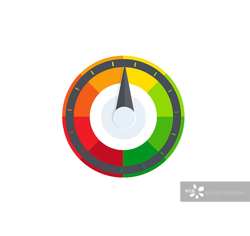 彩色选择器调速器速度计标志图片素材