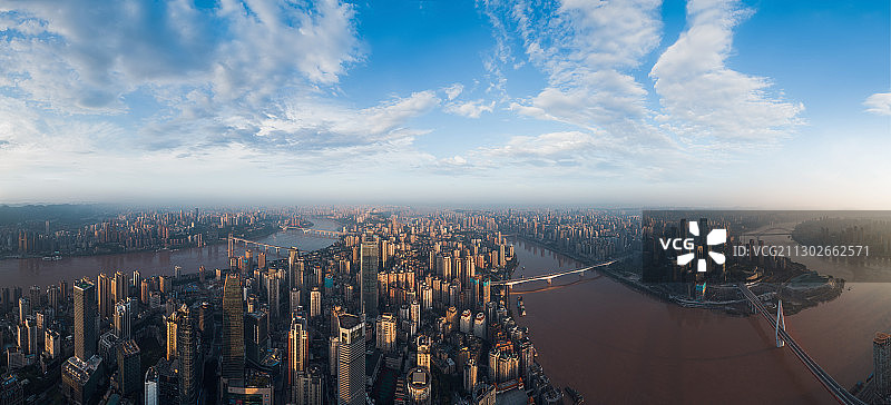 重庆市渝中半岛全景图图片素材