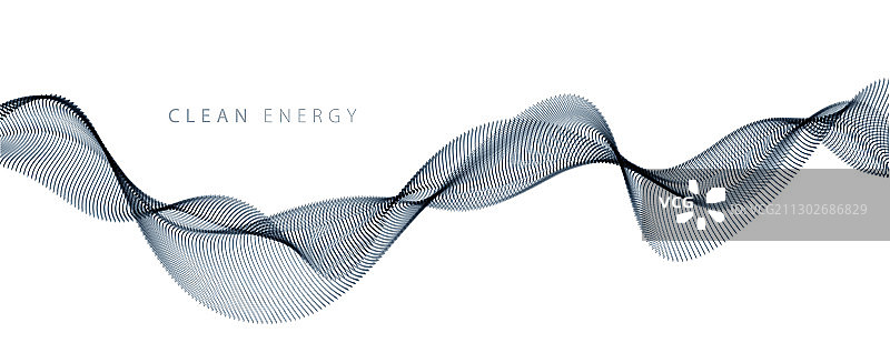 流动的粒子波动态声音运动曲线图片素材