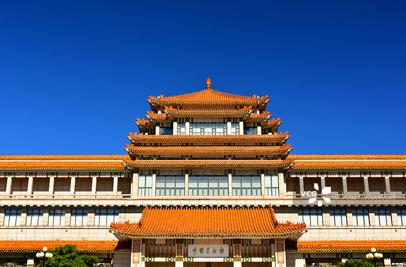 中国美术馆建筑图片素材