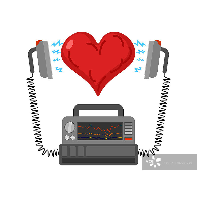 除颤器和心脏医疗设备图片素材