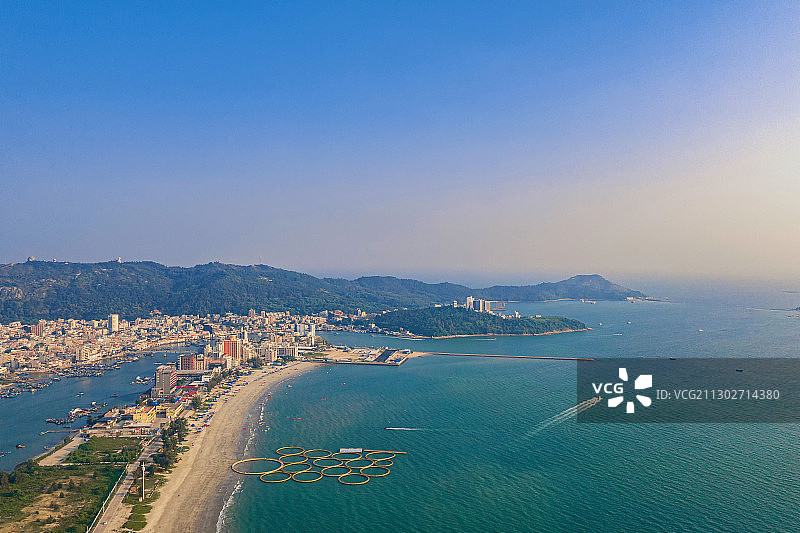 双月湾图片素材