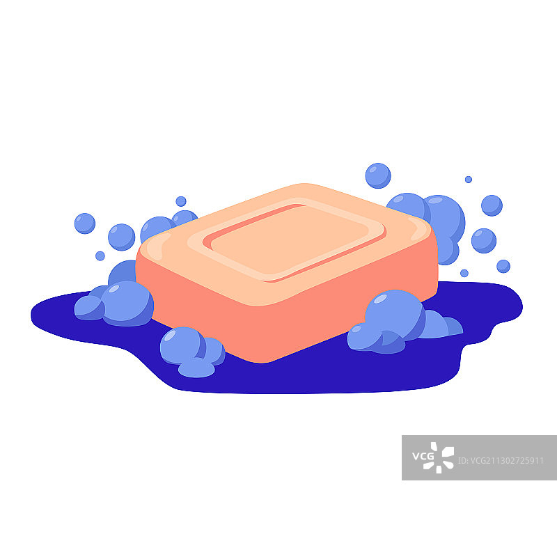 带泡沫香皂图片素材