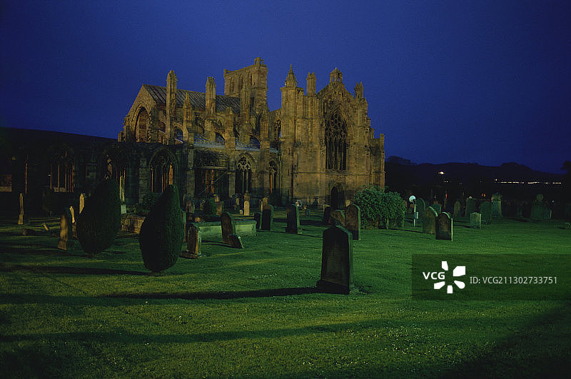 梅尔罗斯修道院图片素材