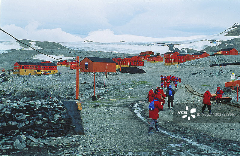 阿根廷站，希望，南极半岛希望湾，南极洲图片素材
