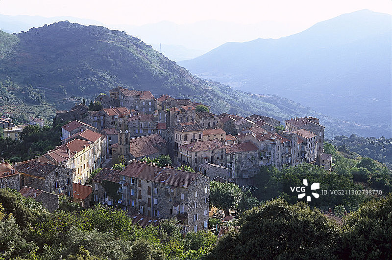 法国科西嘉岛圣露西德塔拉诺景观图片素材