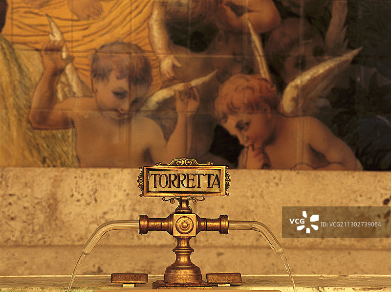 泰尔梅泰图乔，蒙特卡蒂尼泰尔梅，托斯卡纳意大利图片素材