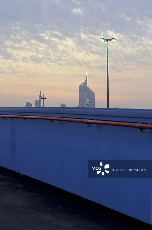 迪拜阿联酋 Towers日落景色图片素材