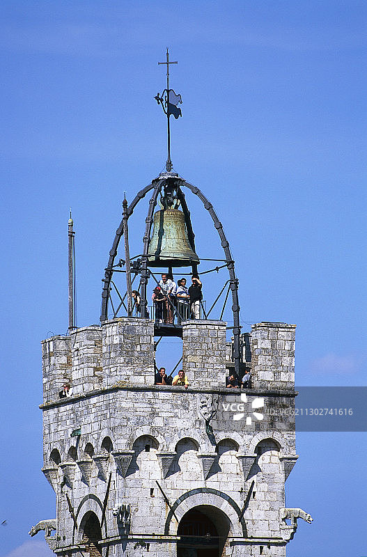 意大利托斯卡纳锡耶纳曼吉亚塔细节图片素材