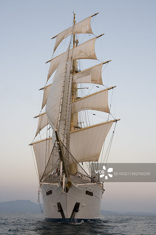 泰国攀牙湾的雄伟快船星传号图片素材