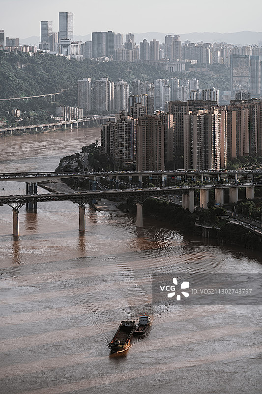 嘉陵江大桥渝澳大桥江北区渝中区图片素材