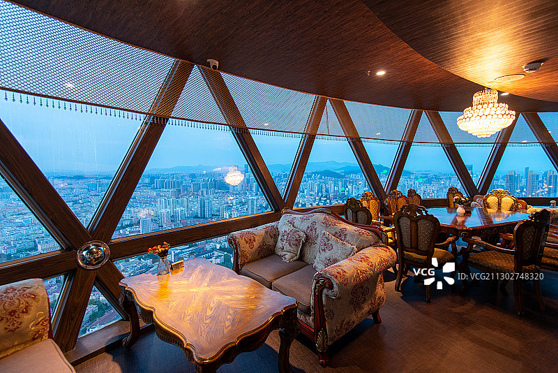 高空旋转餐厅图片素材