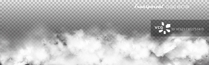 透明云彩全景图片素材