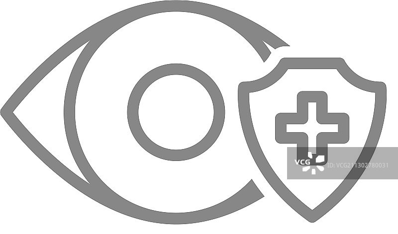 健康护眼线条图标图片素材