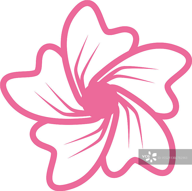 鸡蛋花图标设计模板图片素材