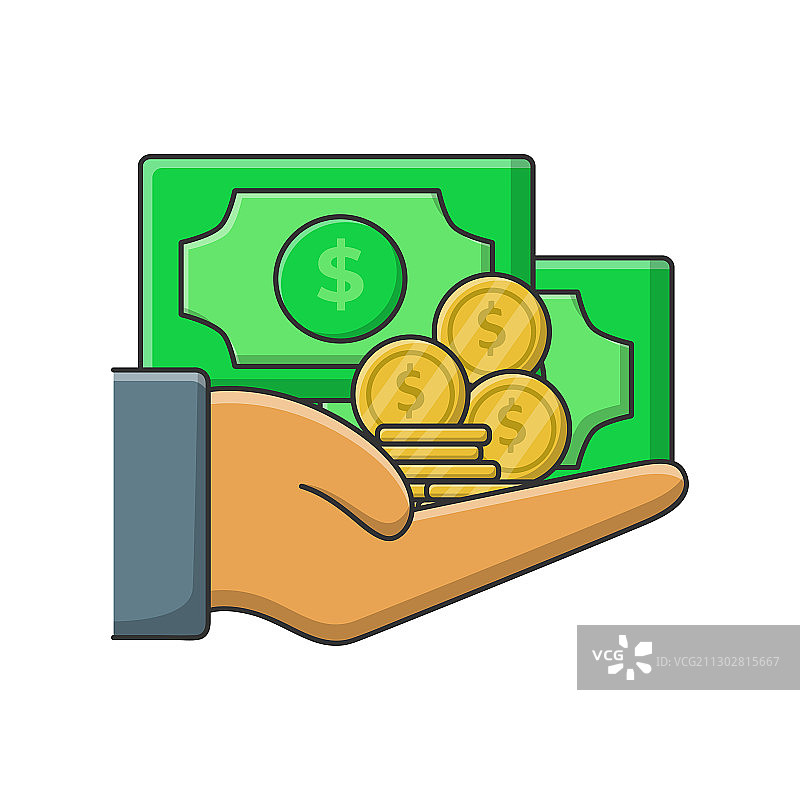 资金捐赠概念设计图片素材