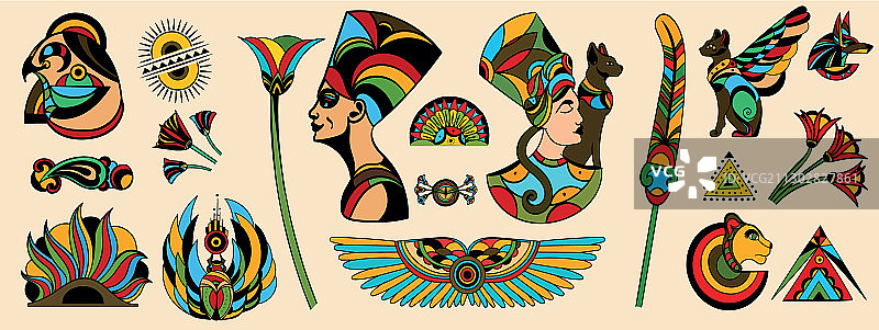 古代纹身设计大集合图片素材