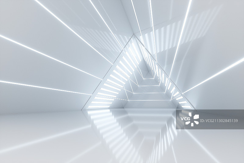 3D现代抽象几何空间背景图片素材