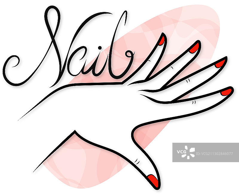 手部和指甲护理美甲图片素材