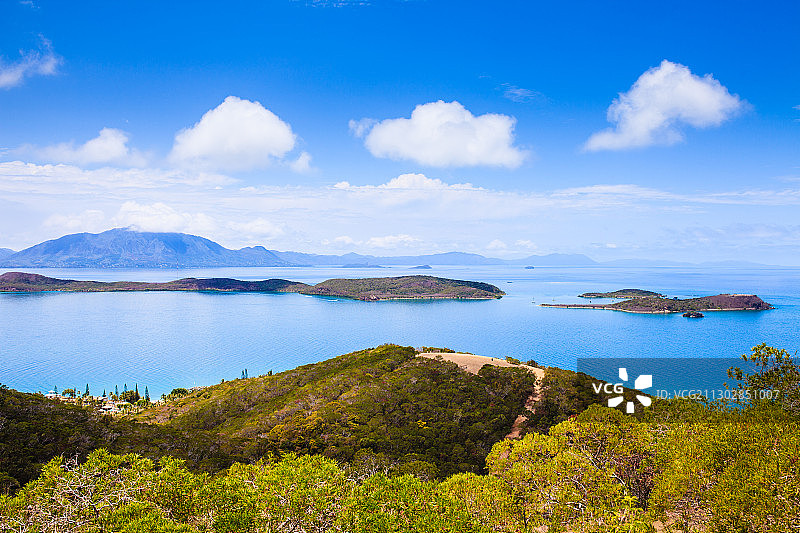 南太平洋的度假海岛图片素材