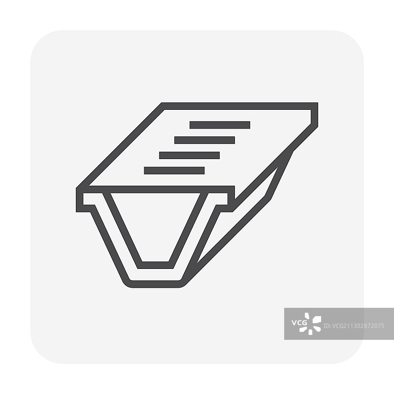 排水沟形状图标图片素材