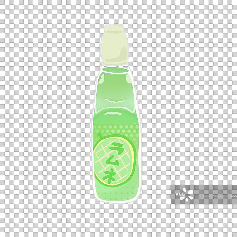 日式小物贴纸波子汽水图片素材