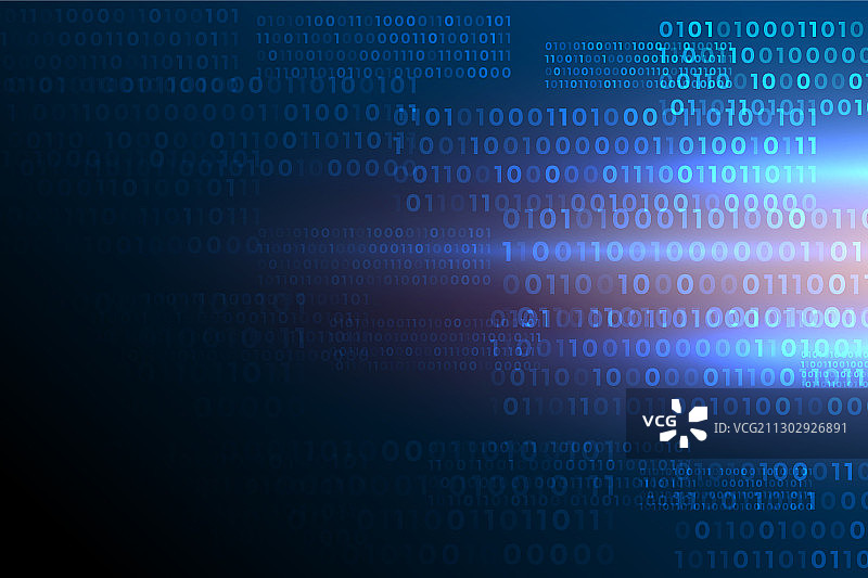 未来主义二进制代码数字数据图片素材