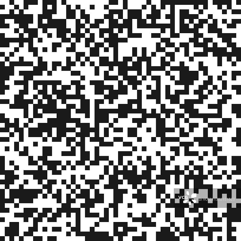 模拟二维码无缝背景图案图片素材