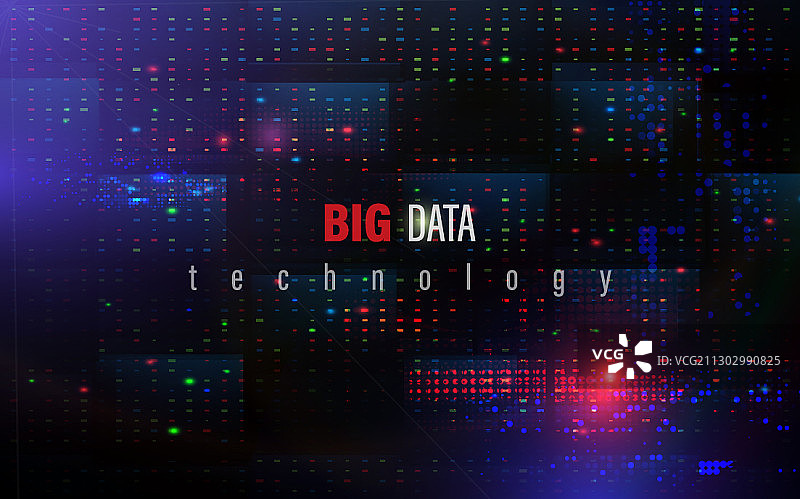 服务器数据中心和超级计算机概念图片素材