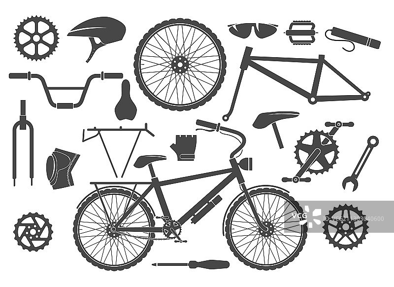自行车零件图片素材