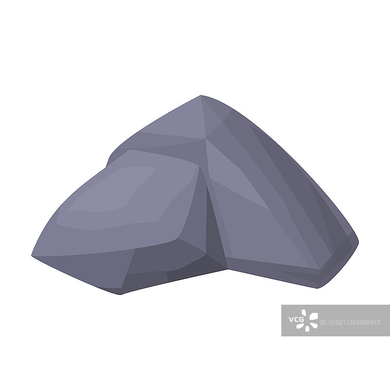 石头卡通图标图片素材