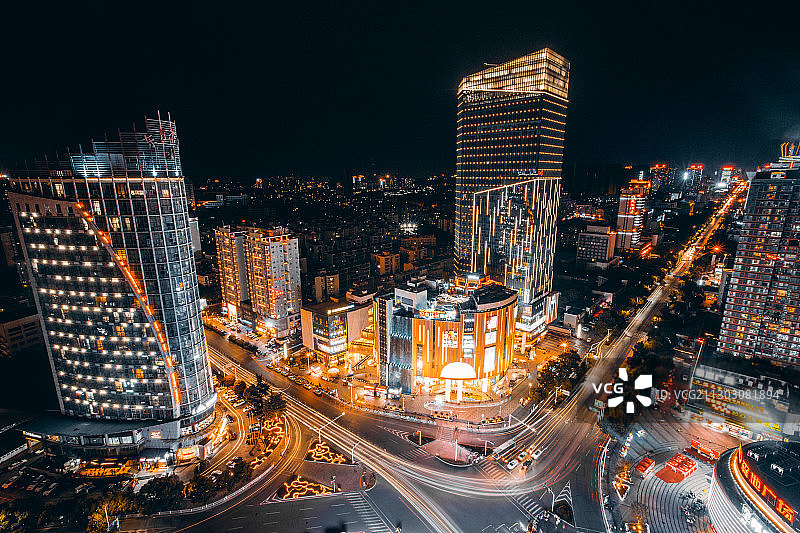 宜昌市城市风光西陵区地标水悦城图片素材