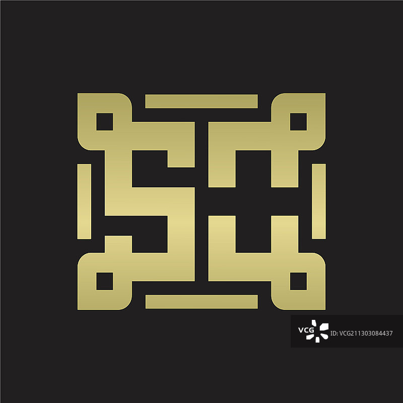 线条SO标志组合设计图片素材