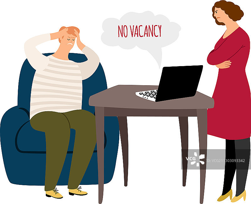 男人在找工作图片素材