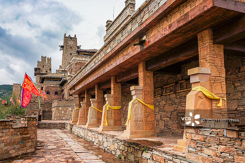 中国古羌城图片素材