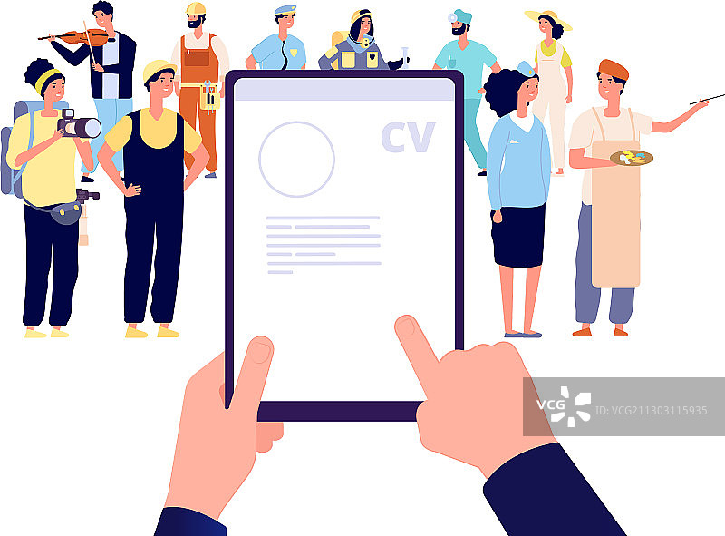 招聘机构招聘员工老板雇佣图片素材