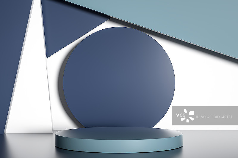 电商展台背景，三维图形图片素材