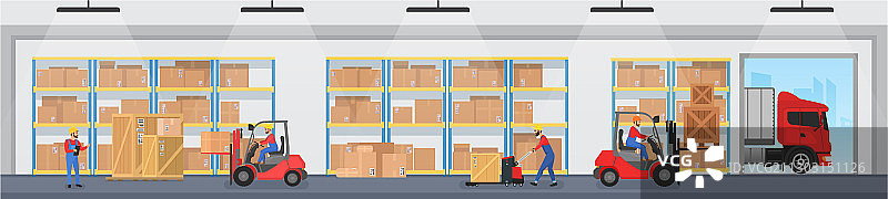 仓库物流服务图片素材