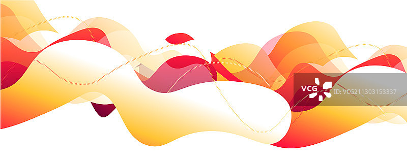 橙色流体渐变波浪背景图片素材