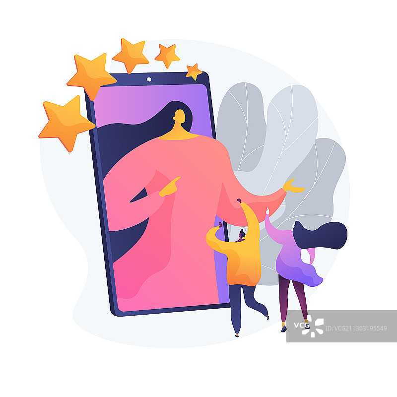 社交媒体博客概念隐喻图片素材