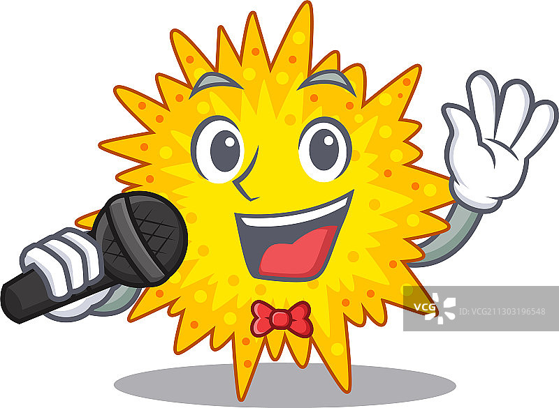 有才华的支原体歌手手持麦克风图片素材