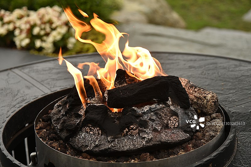 火坑特写图片素材