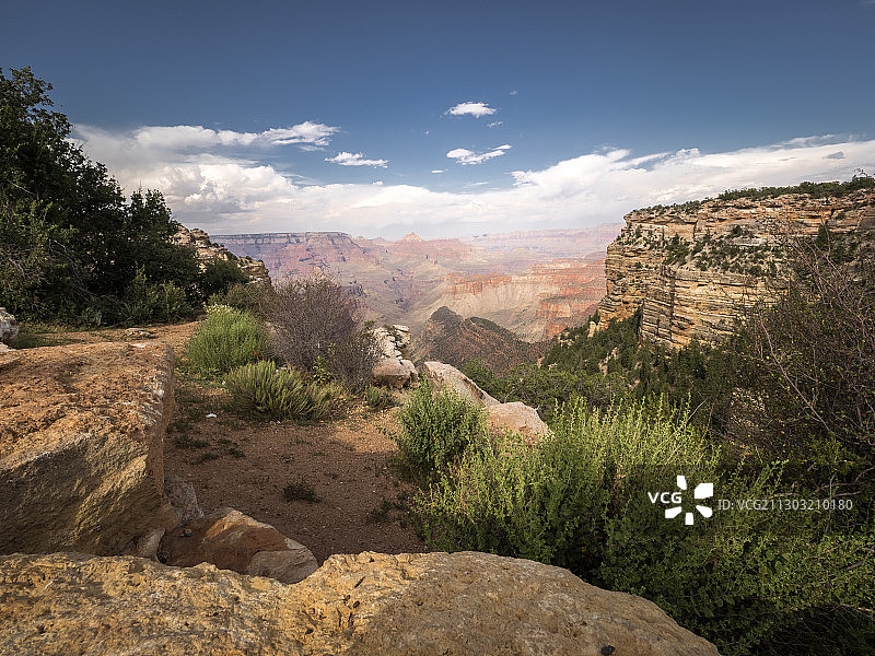 美国亚利桑那州大峡谷村的壮丽景色图片素材