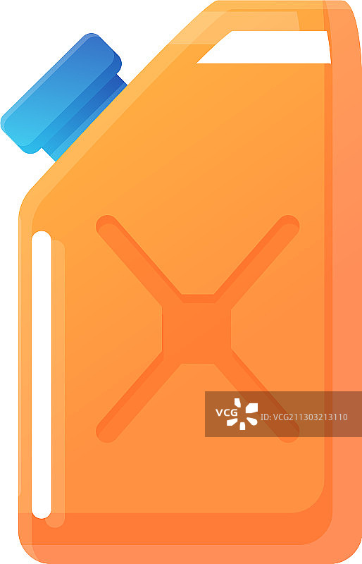 卡通风格汽车油箱图标图片素材