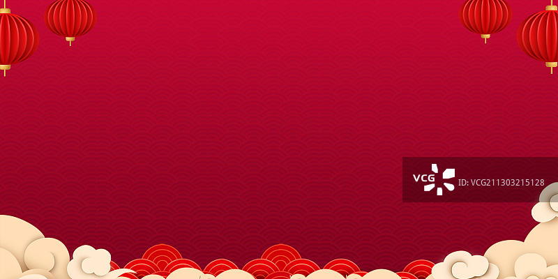 红色中国风背景图片素材